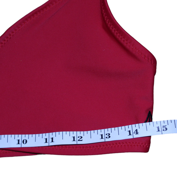 Volcom Bikini Sports Bra Red Women's Size Medium - Picture 7 of 10